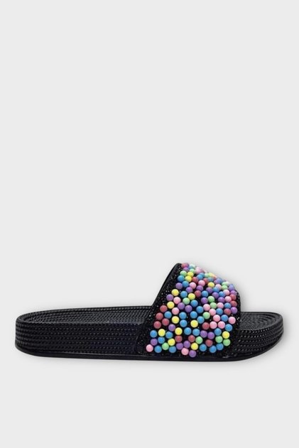 Women's Colorful Beaded Casual Slippers