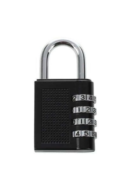 4 Combination Padlock Cabinet Suitcase Safe Box Piggy Bank Lock Padlock