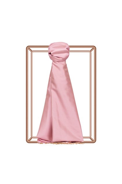 Şeker Pembe Düz İpek Şal
