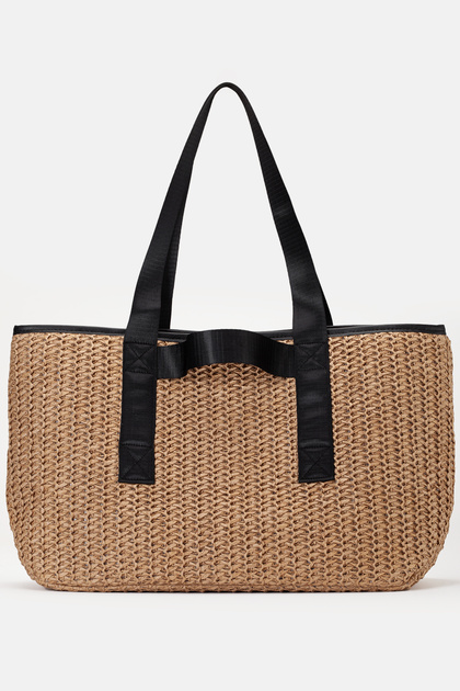 Luna Raffia Paper Rope Straw Shoulder Bag