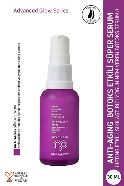 NEW PARADISE Süper Serum Liftling Etkili Yoğun Nem Bombası Botoks