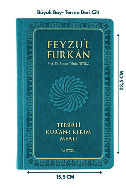 Server Yayınları Feyzü'l Furkân Tefsirli Kur'ân-ı Kerim Meali