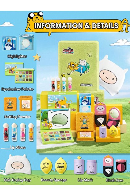 SHEGLAM Adventure Time | SHEGLAM Full Collection Set - Fiyatı