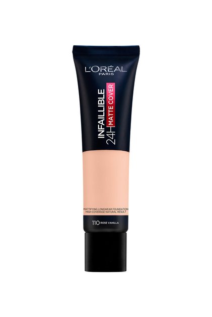 L'Oreal Paris Infallible Matte Cover Foundation 110 Rose Vanilla All Types