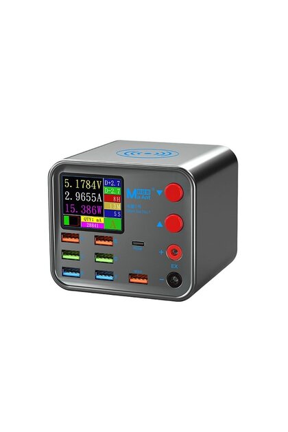 Dianba No.1 8-Port PD + QC3.0 Akıllı Hızlı Kablosuz Şarj ve Güç Kaynağı