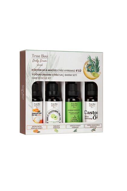 Genel Markalar Güçlü 4'lü Mucizevi Saç Bakım Seti (4 X 30 Ml
