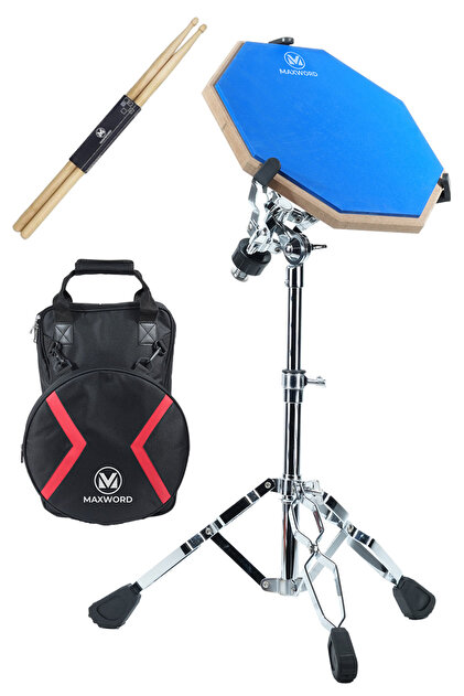 lilyadirodack PENDLETON2脚 含む4脚セット Maxword DD-239BL Pro Bateri Davul Çalışma Pedi Seti Drum Practice