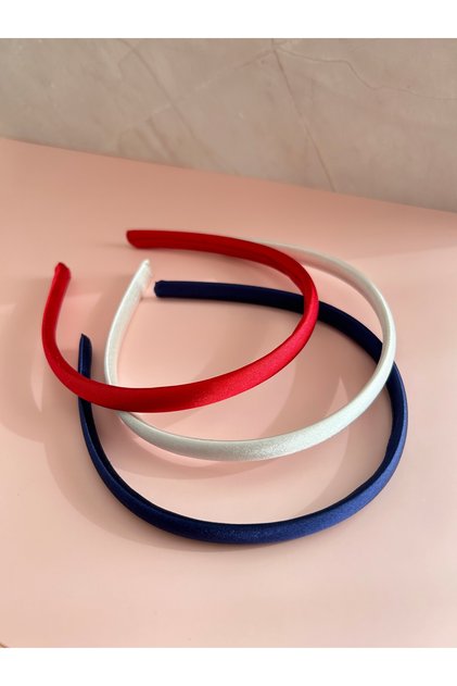 3-Piece Silk Satin Plain Crown