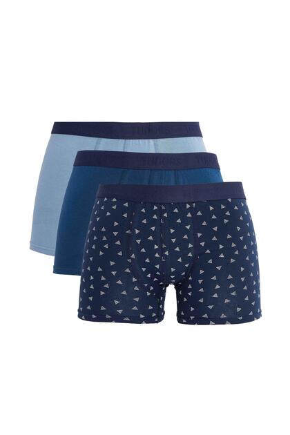 Men's 3-Piece Cotton Stretch Fabric Premium Series Flexible Fabric Boxer