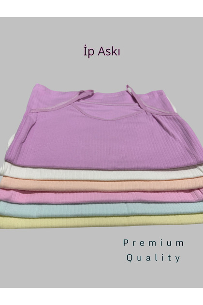 Girl's Premium Quality Rope Strap Tank Top Pack of 6