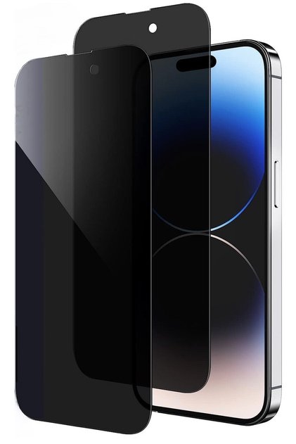 iPhone 14 Pro Max and Ghost Full Covering 2-Piece Guard Series - Glass Screen Protector