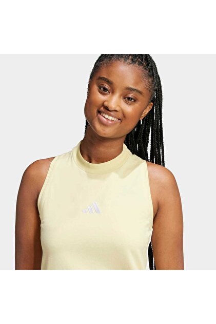 adidas Essentials 3-Stripes Racerback Long Dress- Trendyol