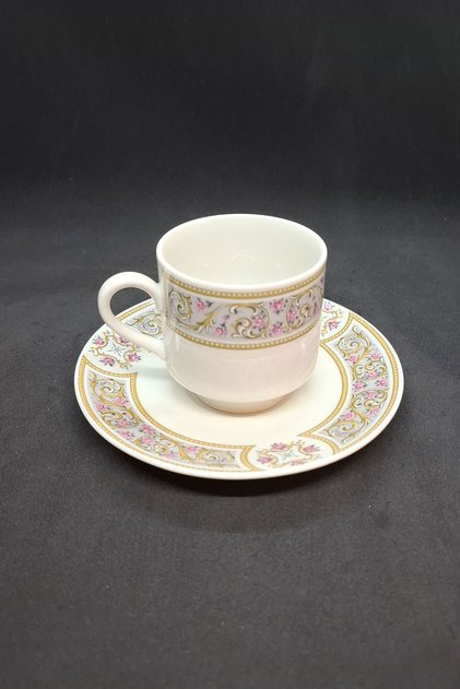 Schumann Arzberg Double Coffee Cup 160 ml Pink Bud