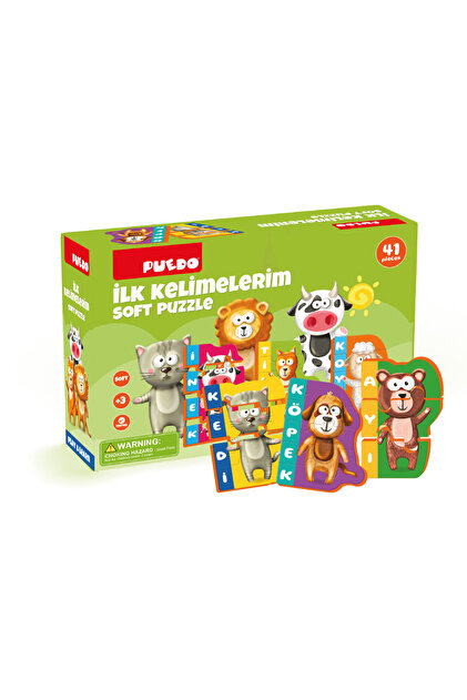 PUEDO İlk Kelimelerim Puzzle - Hayvanlar - Fiyatı, Yorumları