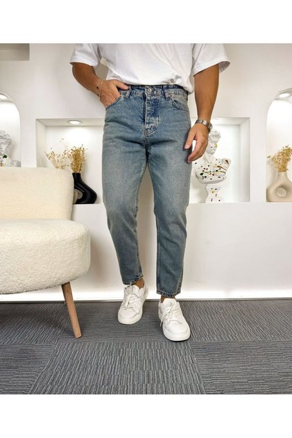 Men's Boyfriend Comfortable Fit Jeans Jeans Pants