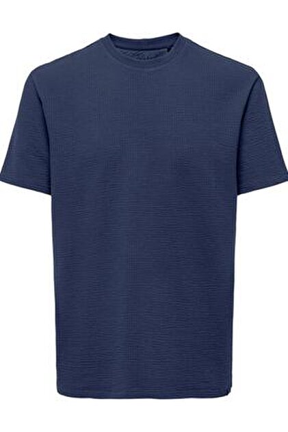Only & Sons ONSMARIO T-Shirt Uomo A Righe Multicolore | Maglietta Girocollo In Cotone Jersey