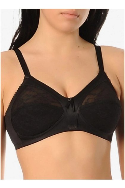 Lacy Wire-Free Wire-Free Gathering Minimizer Bra