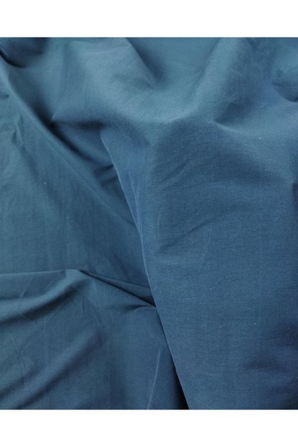 Cotton Fabric in Anthracite Color Width: 140 cm