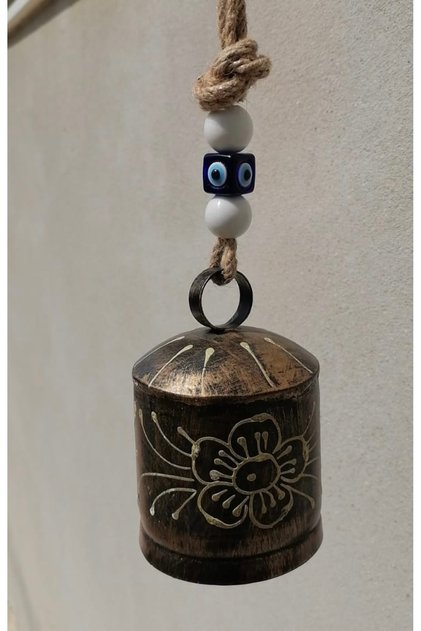 Metal Rüzgar Çanı Mega Yüksek Sesli 30 Cm Işlemeli