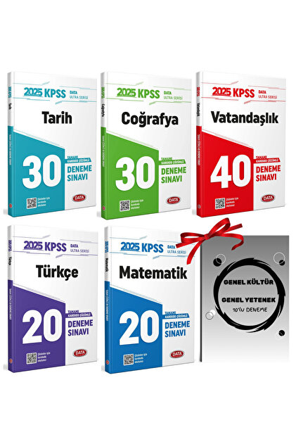 Data Yayınları 2025 Kpss Gygk Lisans 140 Deneme Seti Türkçe