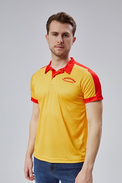 ZENTREND Polo yaka Dry Touch Kumaş Cankurtaran T-shirt - Fiyatı