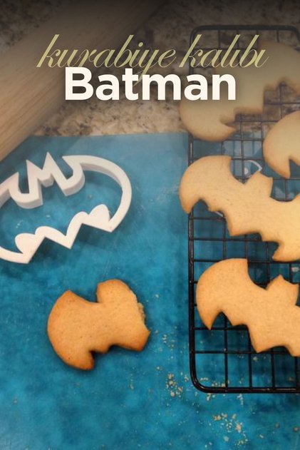 Batman Kurabiye Kalıbı