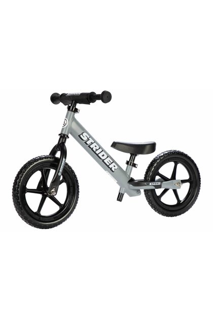 Bicicleta Fara Pedale Pentru Copii Strider 12 Sport Balance, 2-5 Ani, Gri Mat
