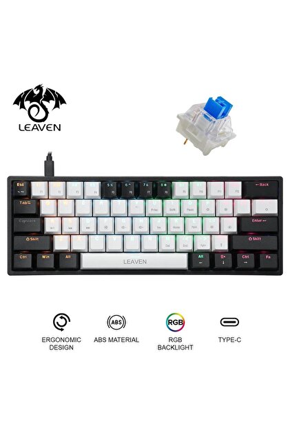 valkyrie Leaven K620 Blue Switch Mekanik Gaming Oyun Klavyesi RGB