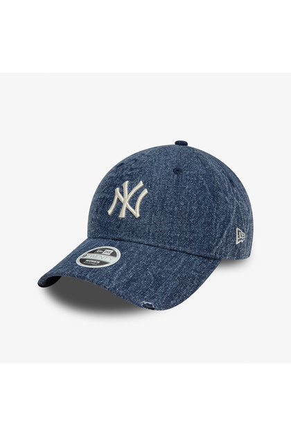 NEW ERA New Era Acid Denim New York Yankees Kadın Mavi Şapka