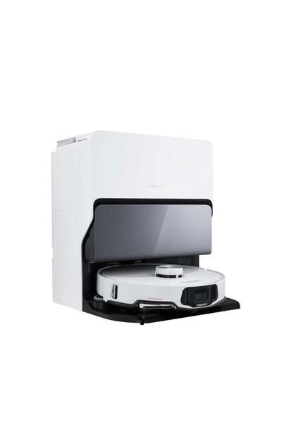 Roborock S8 MaxV Ultra Çöp İstasyonlu Akıllı Robot Süpürge Beyaz