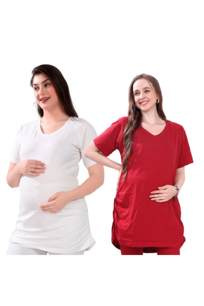 Pack of 2 Soft & Comfortable Maternity T-shirt for Women