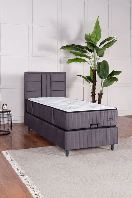 Premium Bamboo Sleepy Ortopedik Paket Yaylı Yatak Antrasit (BAZA VE BAŞLIK DAHİL DEĞİLDİR)