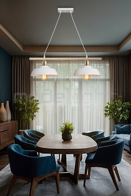 KARYA 2Lİ AHŞAP NATUREL KASA - BEYAZ ŞAPKA ( GOLD KUKALI)SALON-OTURMA-ÇOCUK-YEMEK-YATAK ODASI-MUTFAK