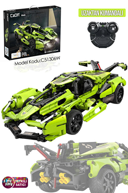 Vagonlife Cada Yeşil Yarış Arabası Uzaktan Kumandalı -C51306W (432