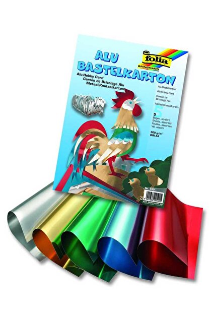 A4 Alu Card 300gsm 5 Colors 5 Sheets