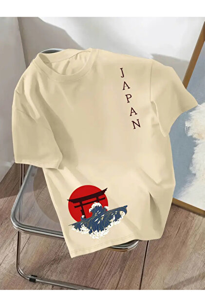GALASHOP Kadın Japon Temalı T-shirt - Fiyatı, Yorumları