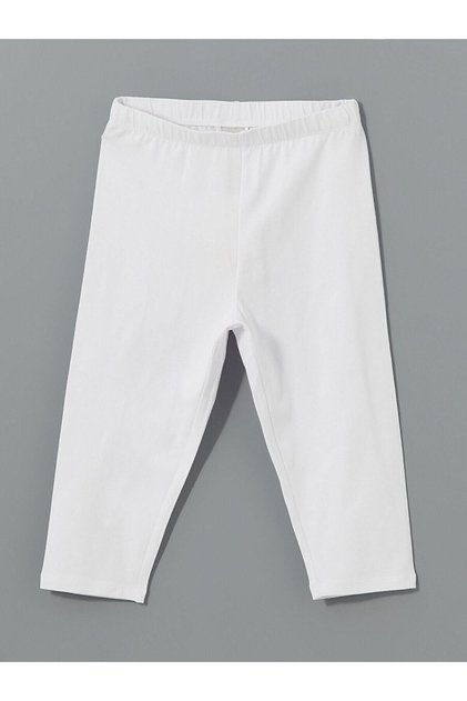 Lcw Kids Elastic Waist 3/4 Length Girls' Tights (S5)