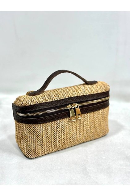 Tiny Straw Women's Hand Shoulder Cross Bag