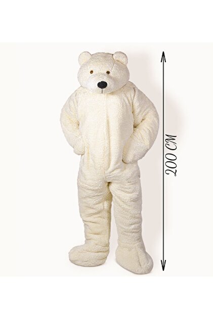Pababo Paptex Teddy Bear Head Zippered Sleeping Bag - Trendyol
