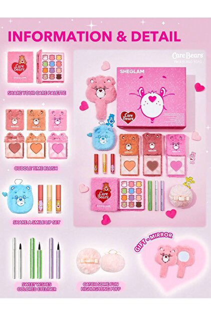 SHEGLAM Care Bears X SHEGLAM Collection Set - Fiyatı, Yorumları