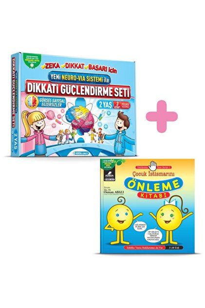 Adeda Yayınları Osman Abalı Dikkat Güçlendirme Seti 2 Yaş + Çocuk