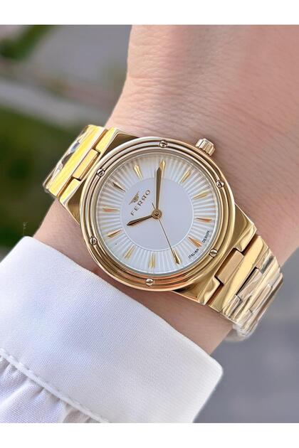 Steel Cord Italian Design 3 Atm 2 Year Warranty Women's Wristwatch Bracelet Efl21586-M2