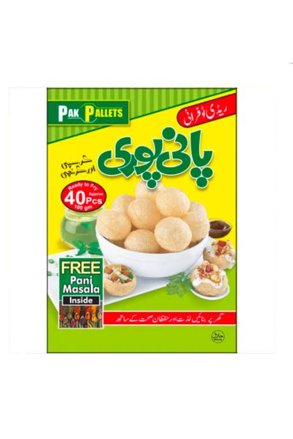 Pak Pallets Pani Puri-golgappa