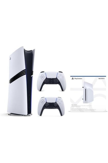 PlayStation 5 PRO Digital Console [NEW 2024 Model] with Extra Dual Sense White Controller + Dis
