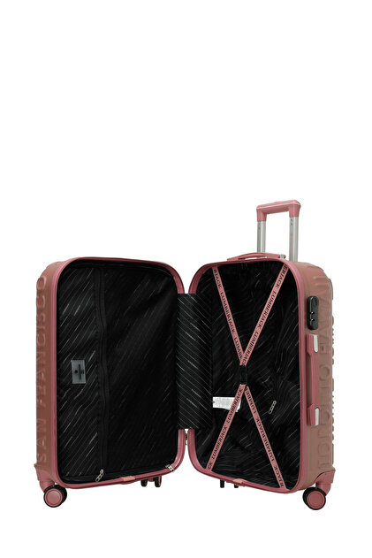 Lumberjack LUGANO -O ABS 5FX Pudra Unisex Orta Boy Valiz - Fiyatı