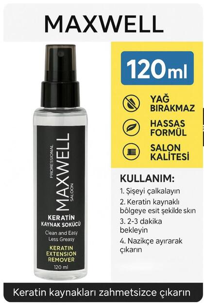 Keratin&mikro Saç Kaynak Sökücü 120 ml