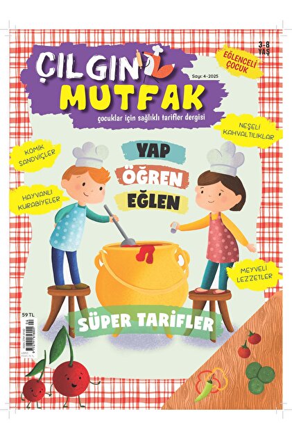 Turkuvaz Dergi EĞLENCELİ ÇOCUK ÇILGIN MUTFAK SAYI 4 - Fiyatı
