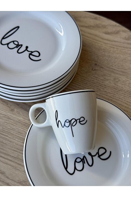 Porland Hope-Love 6 kişilik Kahve ve İkram Servisi - Fiyatı, Yorumları