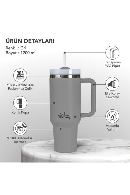SI2440217 Thermos Mug 1200 ml Gray