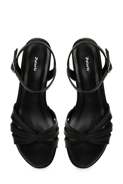 Polaris 315322.Z 5FX Siyah Kadın Topuklu Sandalet - Fiyatı, Yorumları